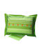 Sunshine Cotton Feelings Εμπριμέ Σετ Σεντόνια Μονά 160x260εκ. Green (3τμχ)