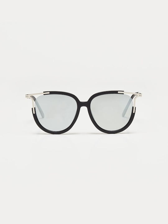 Cosselie Damme Unisex Sonnenbrille Black/Silver