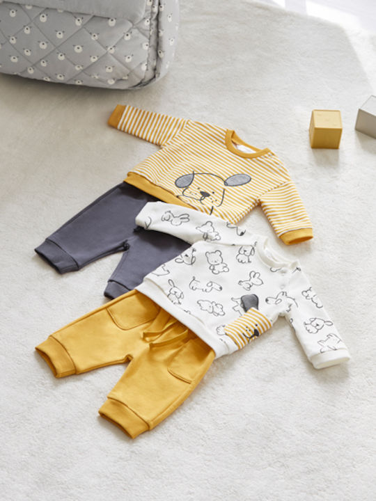 Mayoral Kids Sweatpants Set Ink 4pcs