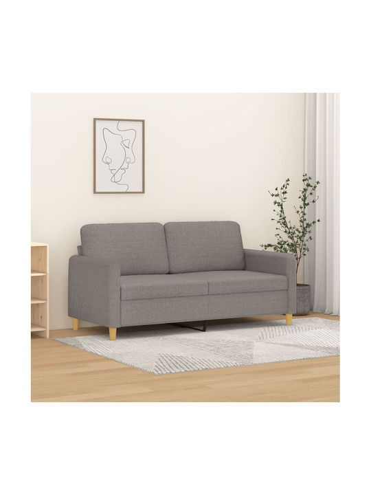 Διθέσιος Καναπές Taupe 158x77x80εκ.