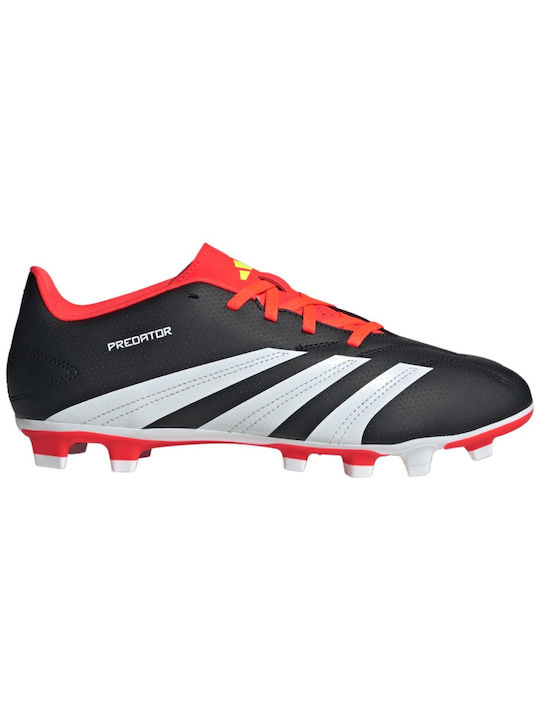 Adidas Predator 24 FG Χαμηλά Ποδοσφαιρικά Παπούτσια με Τάπες Μαύρα