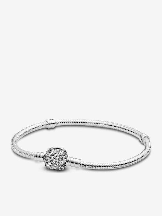 Pandora Дамска Гривна Верига от Сребро с Зиркон 19см