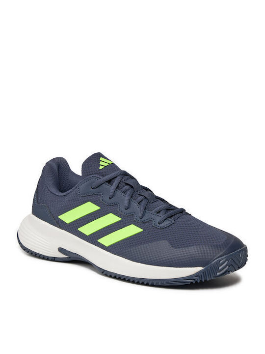 Adidas Gamecourt 2.0 Men's Tennis Shoes for All Courts Blue