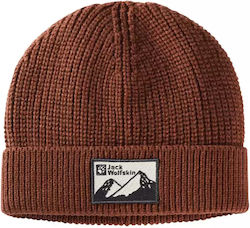 Jack Wolfskin Beanie Unisex Σκούφος Πλεκτός σε Πορτοκαλί χρώμα