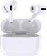Kakusiga KSC-835 Earbud / In-ear Bluetooth Handsfree Ακουστικά με Θήκη Φόρτισης Λευκά