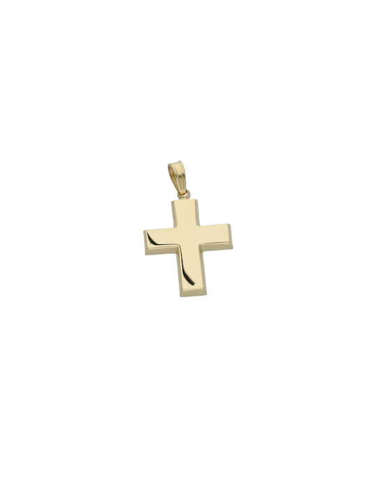 Dimiourgiko Vildiridis Herren Gold Kreuz 18K