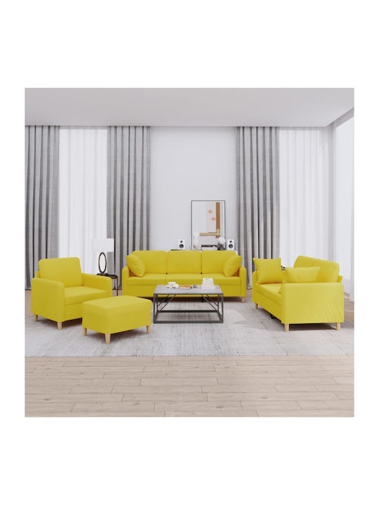 Σετ Σαλονιού 3-Sitzer & 2-Sitzer & Sessel & Hocker