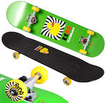 Skateboard Komplett Kurzboard Gelb