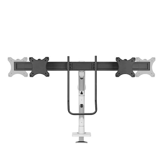 Neomounts Βάση Γραφείου για 2 Οθόνες έως 27" Λευκή (DS75S-950WH2)