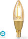Nedis Смарт крушка LED 4.9W за фасунга E14 топло бяло 470лм Димируем