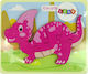 Wooden Kids Peg Puzzle for 3+ Years 7pcs Lean Toys