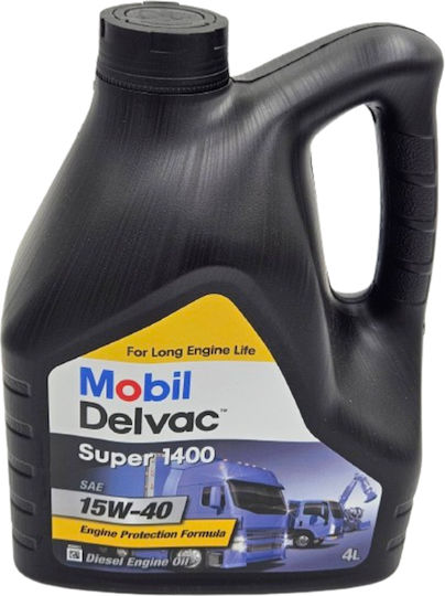 Mobil Delvac Super 1400 Ulei Auto 15W-40 4lt