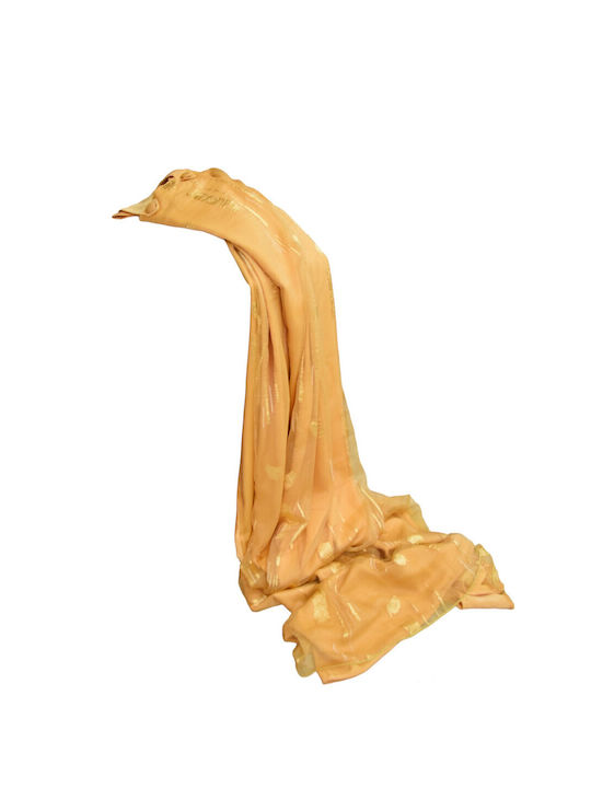 Decotelia Κουρτίνα με Τιράντες Πορτοκαλί 255x300εκ.