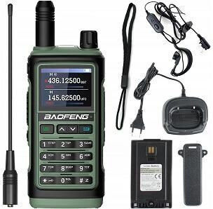 Baofeng Uv-17e Walkie Talkie 5W In Grün Farbe