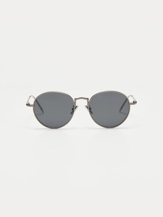 Cosselie Sunglasses with Silver Metal Frame and Gray Lens 1802202338