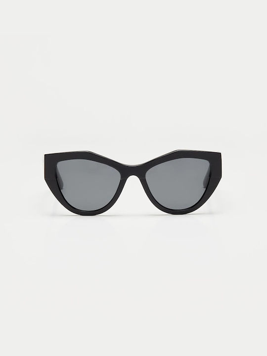 Cosselie Sonnenbrillen mit Schwarz Rahmen und Gray Linse 1802202308