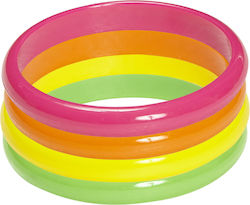 Neon Carnival Bracelet Pink 4pcs