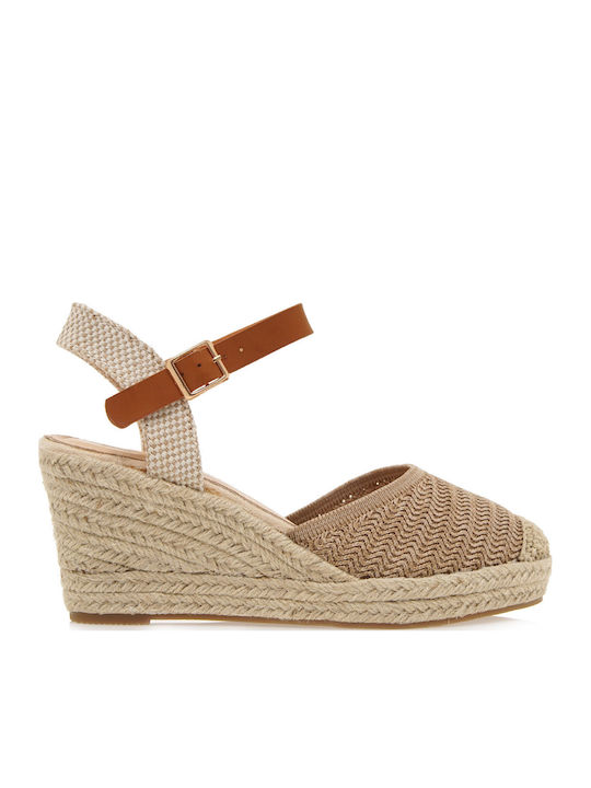 Women's Platform Espadrilles Brown
