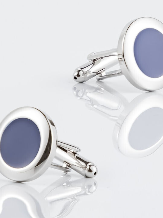 Erika Cufflinks Blue/Silver