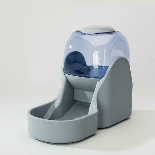 Factory Pet 1.5kg Automatic Plastic Bowl Food for Dog & Cat in Gray Color