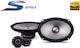 Alpine Set Auto-Lautsprecher S-Series mit 85W RMS (2 Weg)