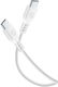 Cellular Line Cablu USB 2.0 USB-C Masculin - USB-C Alb 2m USBDATACUSBC2C2MW