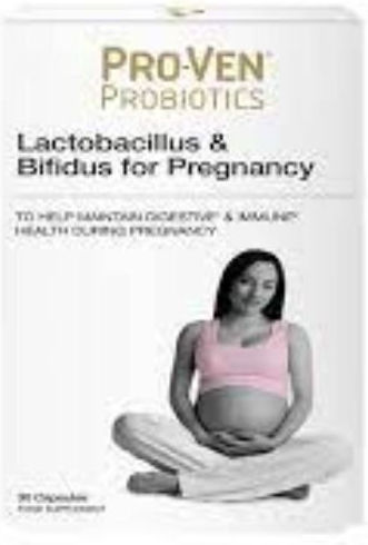 Pro-Ven Lactobacillus & Bifidus For Pregnancy Συμπλήρωμα με Προβιοτικά 30 κάψουλες