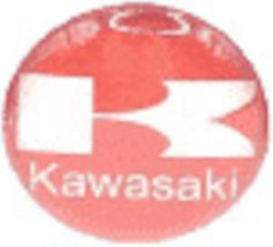 Kawasaki Αυτοκόλλητο Σήμα Κόκκινο