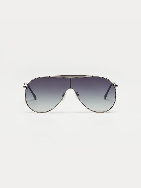 Cosselie Porto Unisex Sunglasses with Gray Meta...
