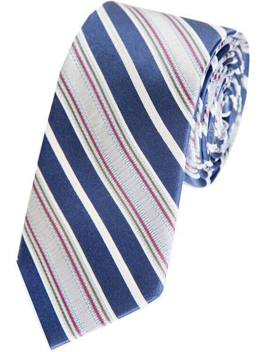Epic Ties 0053 Herren Krawatte Seide Gedruckt in Blau Farbe