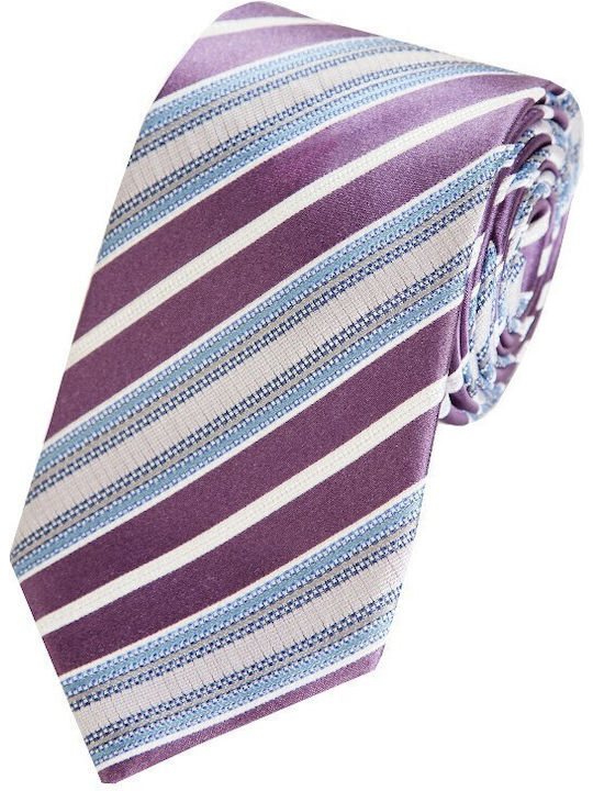 Epic Ties Men's Tie Silk Printed in Purple Color