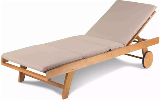 Fieldmann Pernă Pentru Pat De Soare Crem 200x60cm