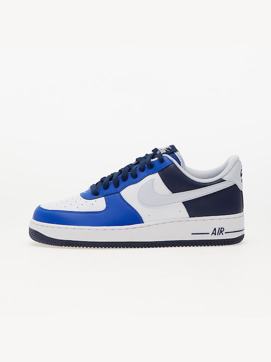 Nike Air Force 1 '07 LV8 Ανδρικά Sneakers White / Game Royal / Midnight Navy / Football Grey