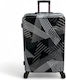 Olia Home Large Travel Bag From Durable PC with 4 Wheels Height 80cm