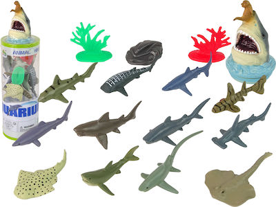 Miniature Toy Sharks Beige