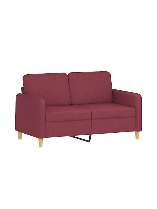 Cu două locuri Canapea Burgundia 138x77x80cm.