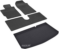 Rigum Trunk Mats 1pcs from Rubber for Toyota Yaris Black