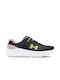 Under Armour Pantofi Sport pentru Copii Alergare Surge 4 Negre