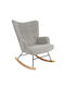 Candy Cane Schaukelstuhl Gray 91x67x86cm