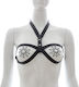 Naughty Toys Sexy Black Bra Without the Nipple Covers