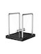 Leagănul Lui Newton Pentru Accesorii De Decor Pentru Birou Din Metal 18x12x18cm În Culoare Neagră