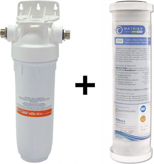 Atlas Filtri DP Matrikx CTO Water Filtration System Single Under Sink