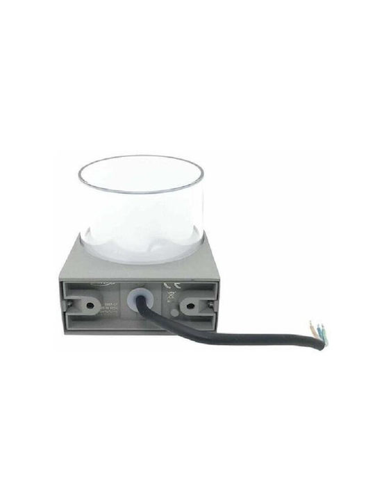 Universo Illuminazione Επιτοίχιο Εξωτερικό Φωτιστικό LED IP65 7W με Ψυχρό Λευκό Φως 10.5x9.4x8εκ.