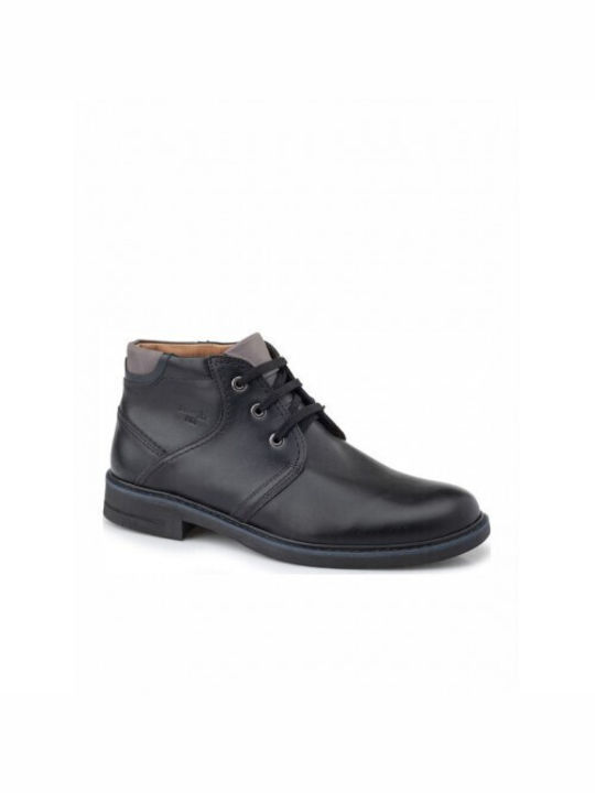 Boxer Men's Leather Boots Black