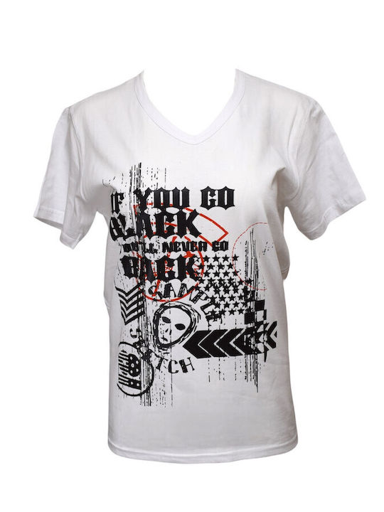 Tricou Sport If You Alb