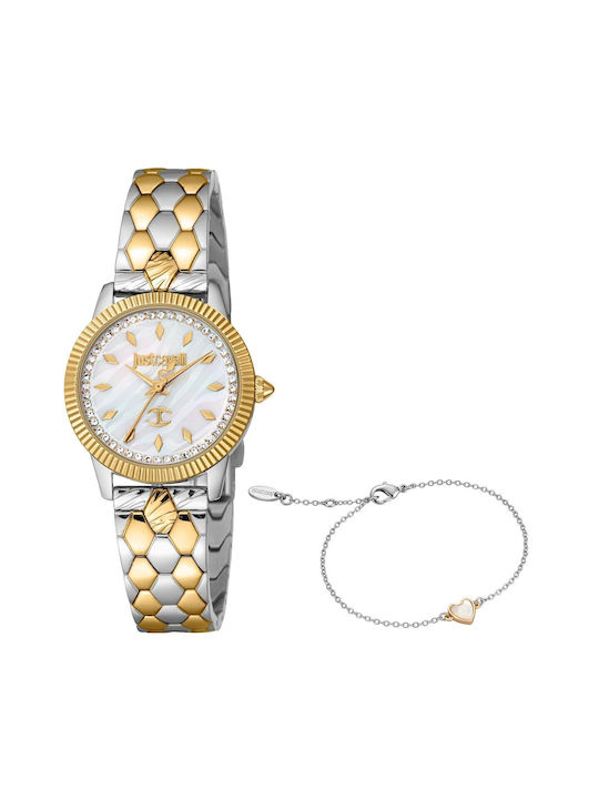 Just Cavalli Valentine Watch with Metal Bracelet