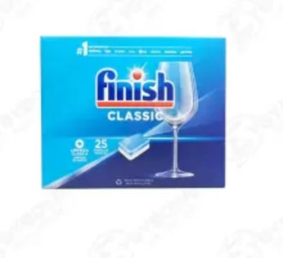 Finish Classic 25 Κάψουλες Πλυντηρίου Πιάτων 400gr