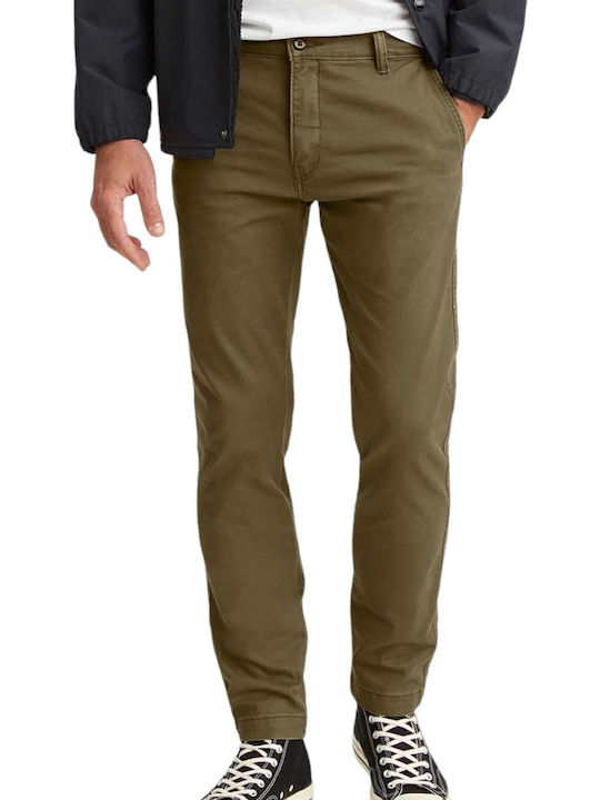 Xx Trousers Chino in Tapered Line Khaki