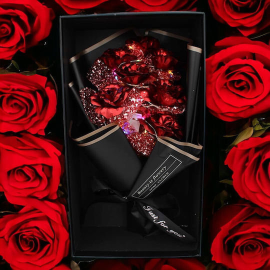 Dekorative Lampe Blume Rosa