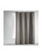 Blackout Curtain with Grommets L-c Occult Gray 135x240cm